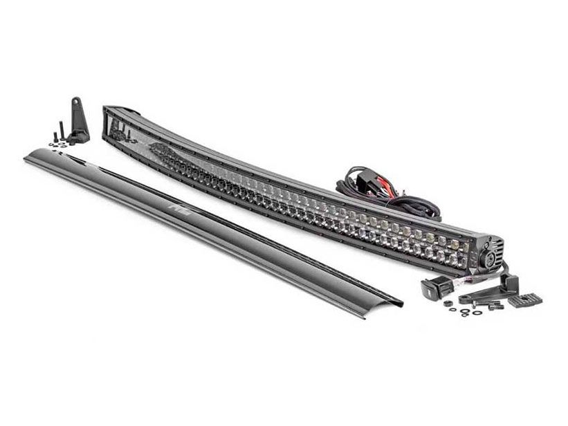 Rough Country 72950blkdrl 50 Cree LED Light Bar Dual Row Black