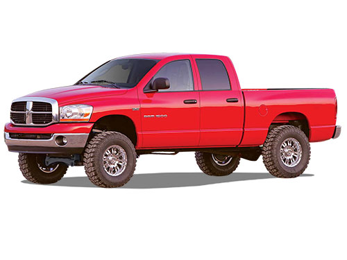 BDS Suspension 4 Lift Kit 2009 to 2018 Dodge Ram 1500 4WD 1/2 Ton Pickup.