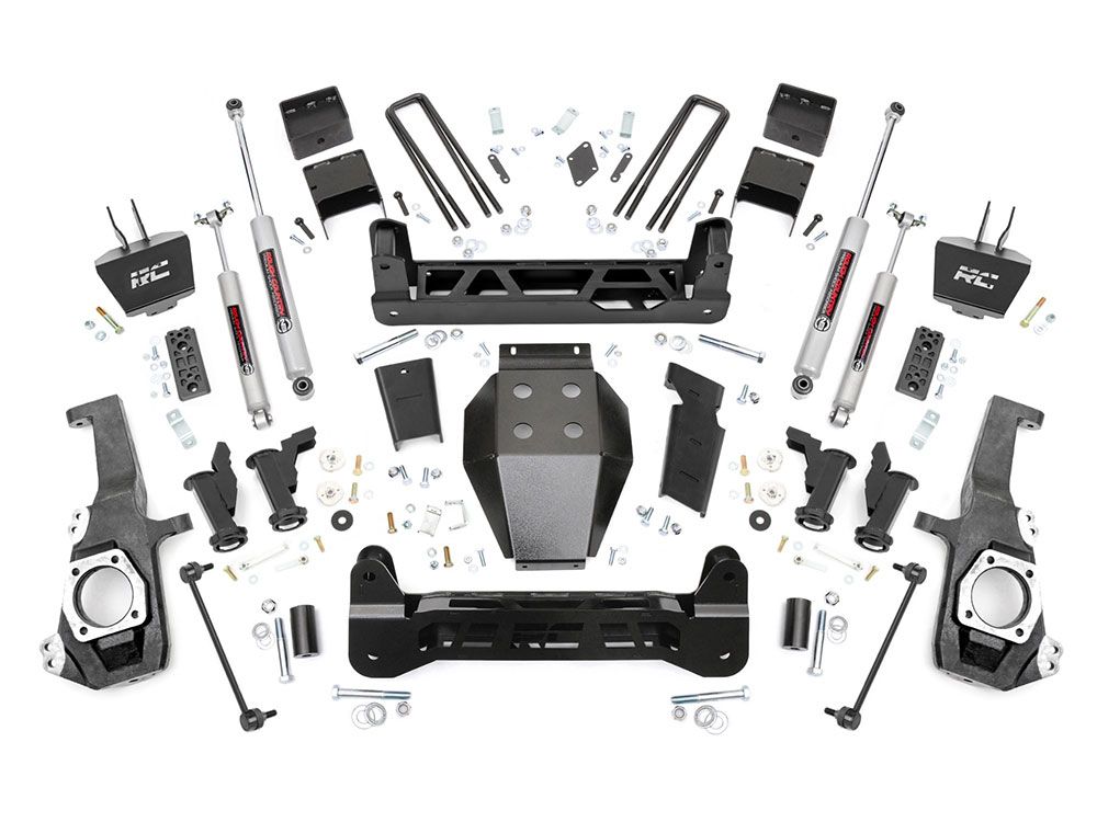5" 2020-2024 GMC Sierra 2500HD 4WD Torsion Drop Lift Kit by Rough Country