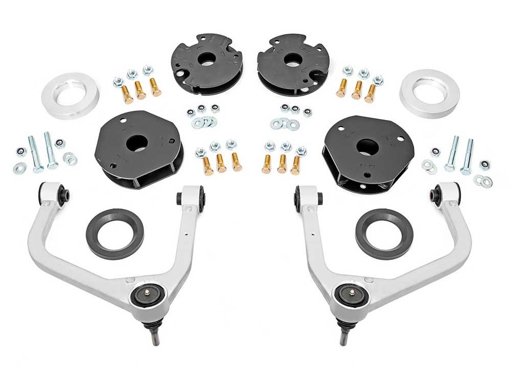 3.5" 2021-2024 Chevy Suburban 1500 4WD Lift Kit w/Forged Upper Control Arms by Rough Country