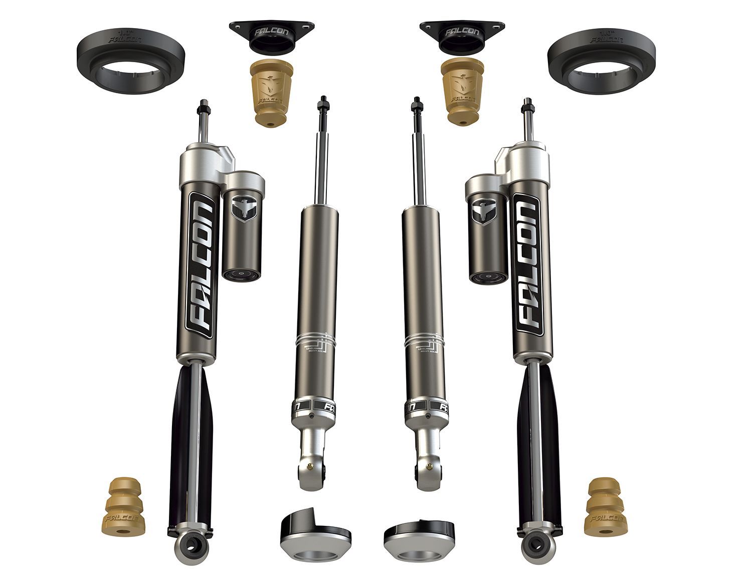 4Runner 2010-2024 Toyota 4WD - Falcon Sport Shock & Spacer Lift Kit (0" to 2" Lift)