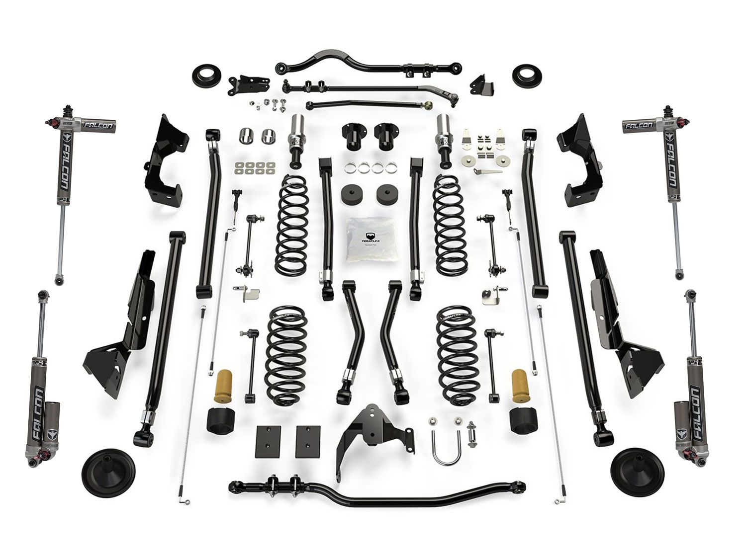 6" 2007-2018 Jeep Wrangler JK (2 door) 4WD Alpine CT6 Long Arm Suspension Lift Kit by Teraflex