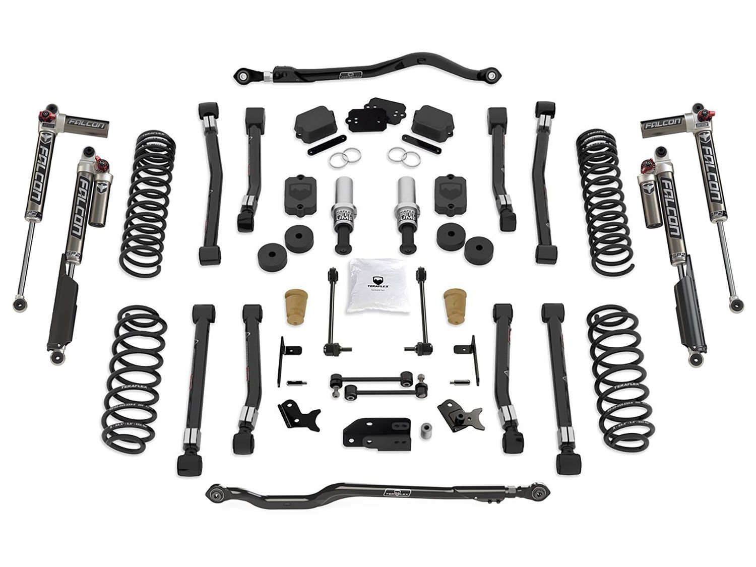 2.5" 2018-2023 Jeep Wrangler JL 4WD (4 door) Alpine RT2 Short Arm Suspension Lift Kit by Teraflex