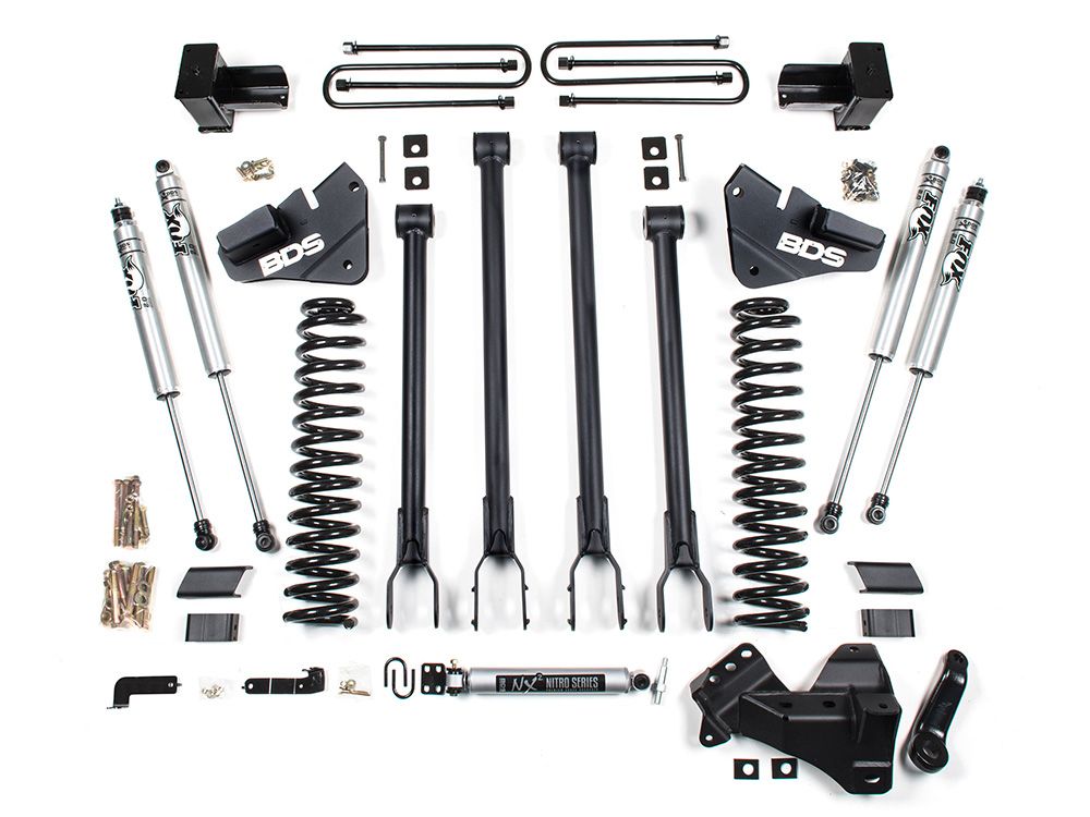 4" 2020-2021 Ford F350 Super Duty 4WD (Dually models) 4-Link Lift Kit by BDS Suspension