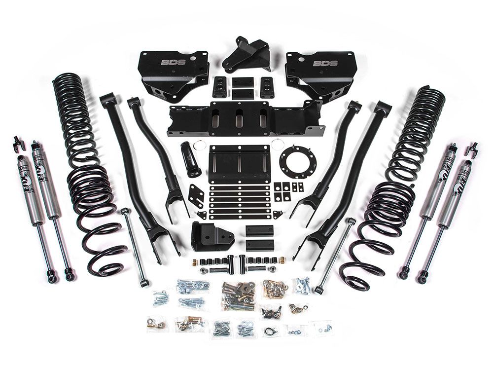 4" 2019-2024 Dodge Ram 2500 (w/Gas Engine) 4WD 4-Link Lift Kit by BDS Suspension
