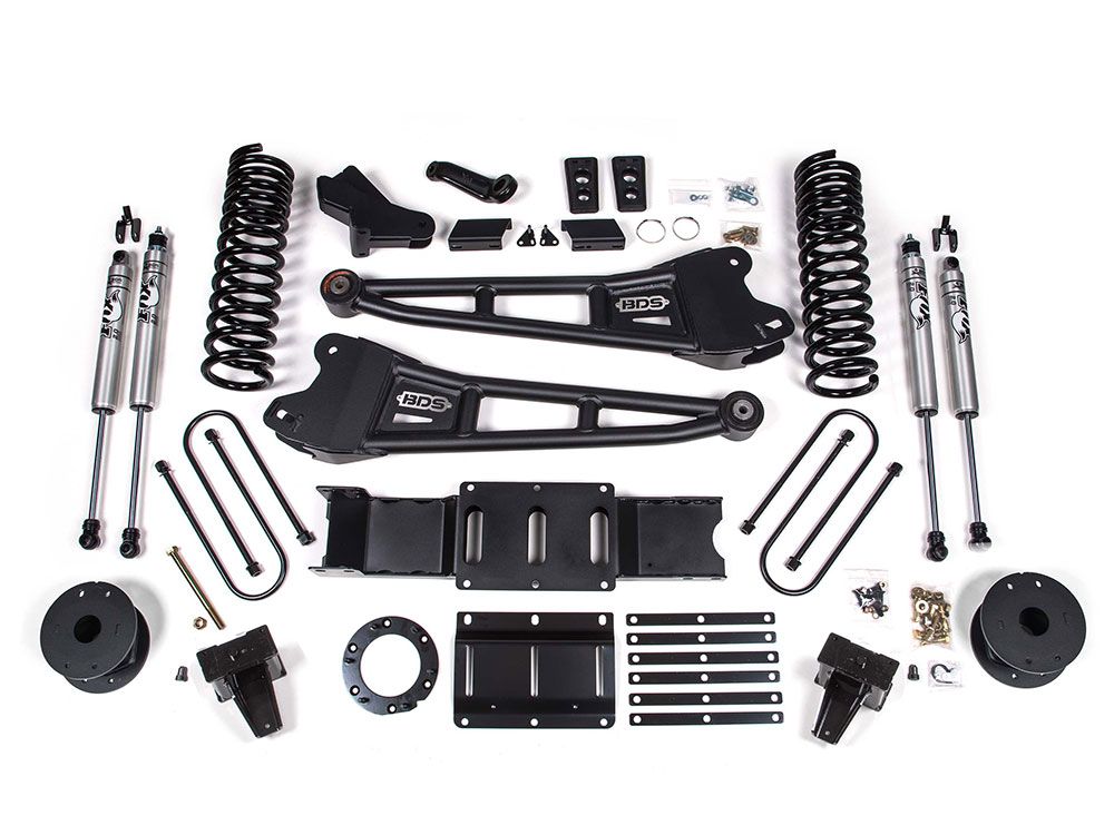 6" 2019-2024 Dodge Ram 3500 (w/Diesel Engine & Factory Rear Air-Ride) 4WD Radius Arm Lift Kit by BDS Suspension