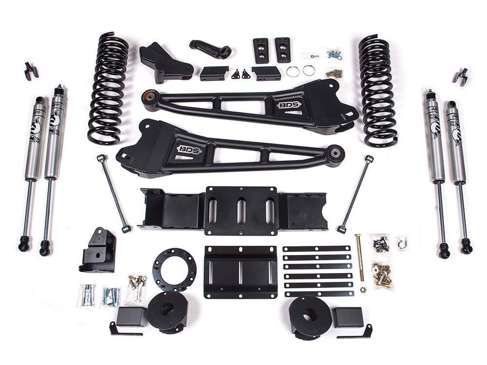 5.5" 2019-2024 Dodge Ram 2500 (w/Gas Engine & Factory Rear Air-Ride) 4WD Radius Arm Lift Kit by BDS Suspension