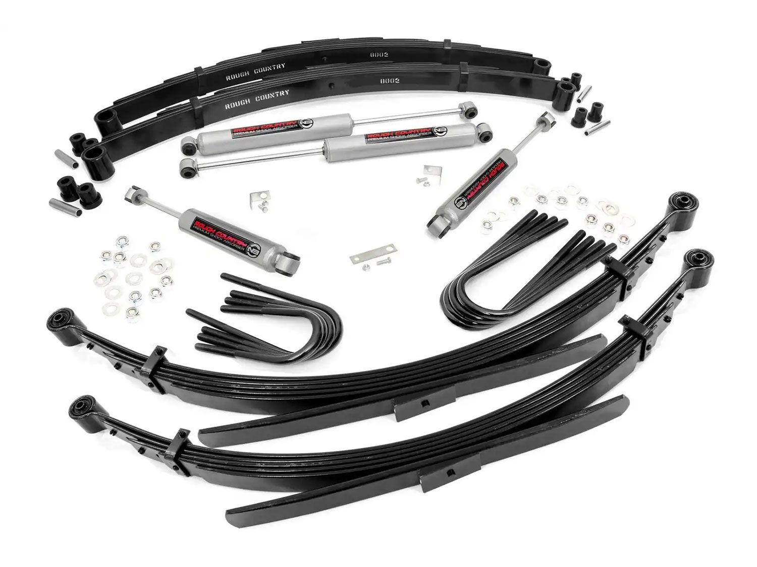 2" 1973-1976 Chevy Pickup 3/4 Ton 4WD Lift Kit (with rear springs) by Rough Country