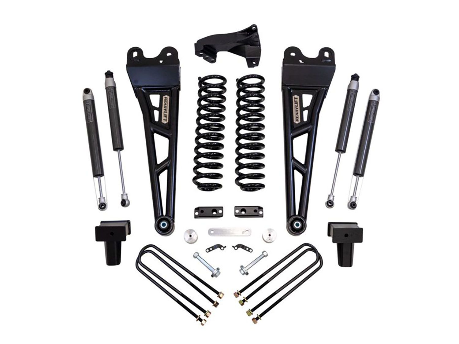 4" 2017-2022 Ford F250 / F350 Super Duty 4wd (w/Diesel Engine) Radius Arm Lift Kit (w/Falcon 1.1 Shocks) by ReadyLift