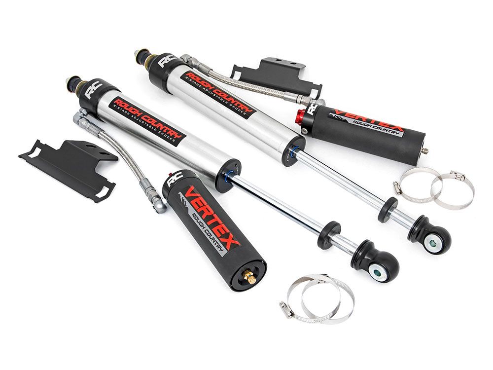 Tacoma 2005-2023 Toyota 2wd/4wd Rough Country Adjustable Vertex Series Rear Shocks (fits w/6-7" Rear Lift)