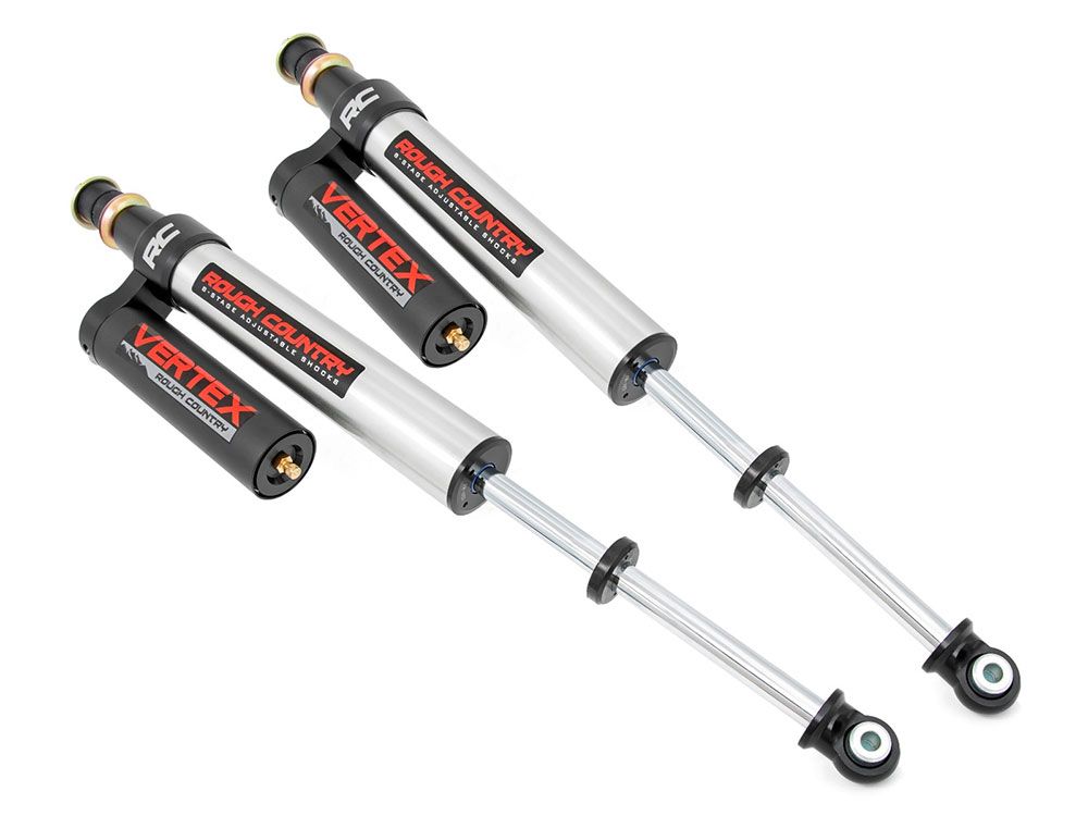 Tundra 2007-2021 Toyota 2wd/4wd Rough Country Adjustable Vertex Series Rear Shocks (fits w/0-3.5" Rear Lift)