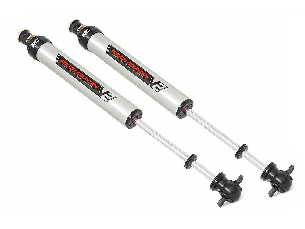 Comanche 1986-1992 Jeep 2wd/4wd Rough Country V2 Monotube Series Front Shocks (fits w/3.5-4" Front Lift)