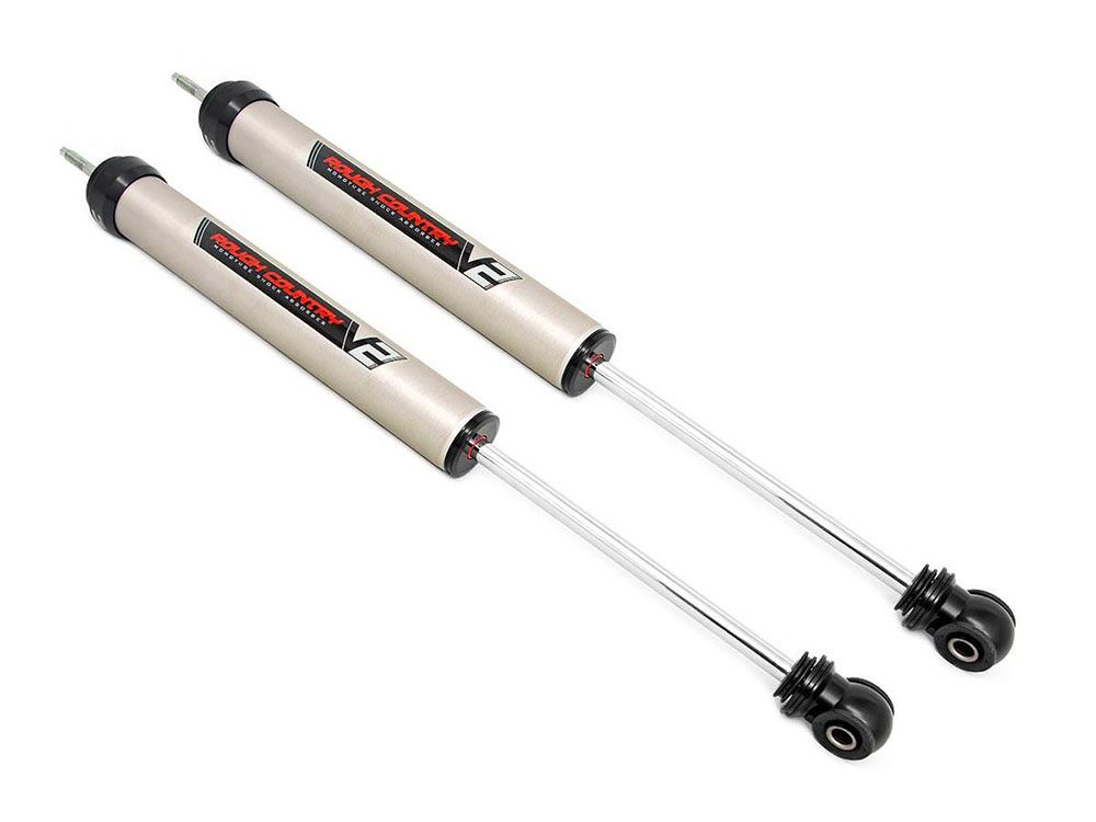 Avalanche 2500 2002-2006 Chevy 2wd/4wd Rough Country V2 Monotube Series Front Shocks (fits w/ 0.5-1.5" Front Lift)