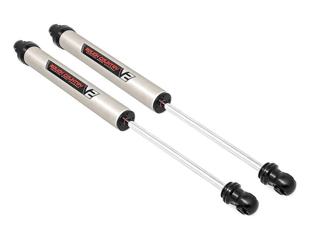 Wrangler JL 2018-2024 Jeep 4wd Rough Country V2 Monotube Series Front Shocks (fits w/ 0-1.5" Front Lift)