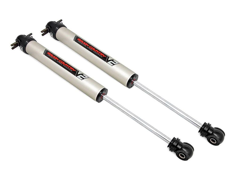 Cherokee XJ 1984-2001 Jeep 2wd/4wd Rough Country V2 Monotube Series Rear Shocks (fits w/4.5-6" Rear Lift)