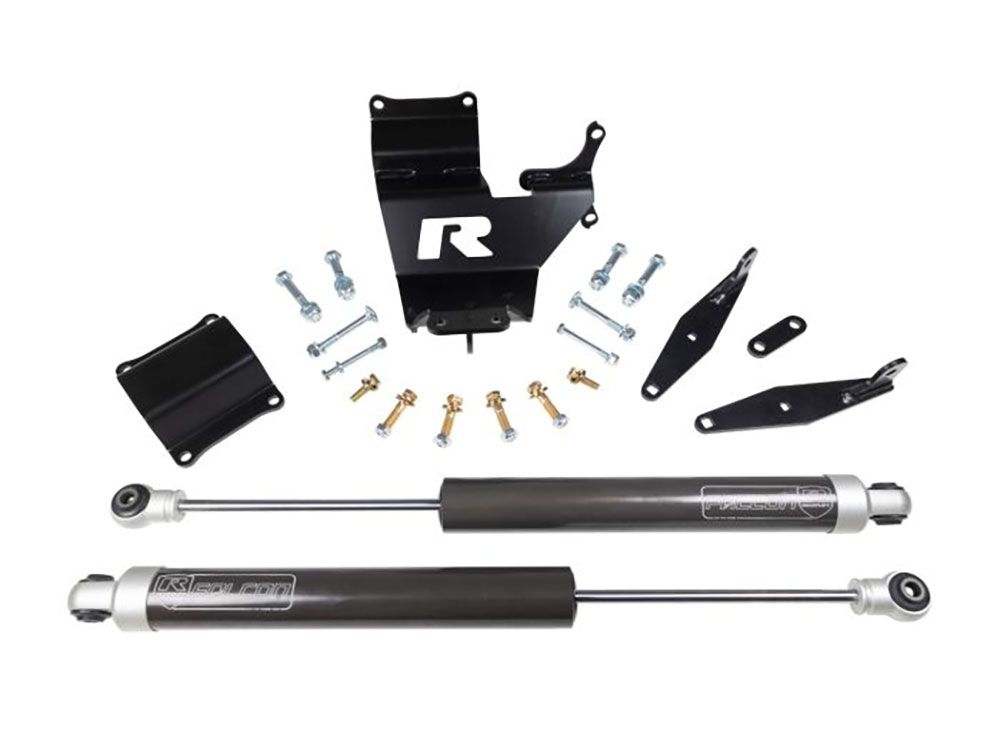 F250/F350 2011-2022 Ford 4WD Dual Steering Stabilizer Kit (w/Falcon cylinders) by ReadyLift