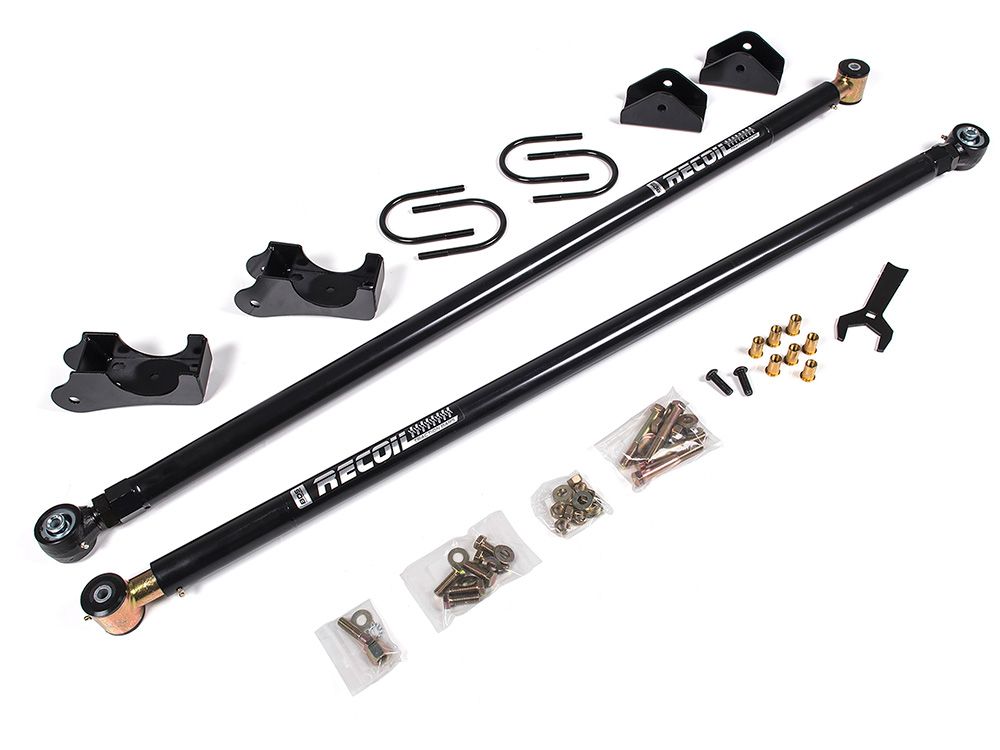 Ram 3500 2019-2024 Dodge 4WD (w/ 0-6" Lift) - Rear Recoil Traction Bar System by BDS Suspension
