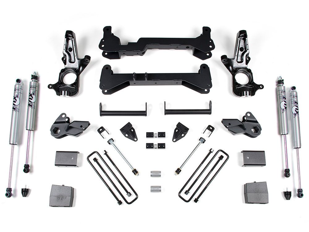 7" 2001-2010 GMC Sierra 2500HD/3500 2WD High Clearance Lift Kit by BDS Suspension