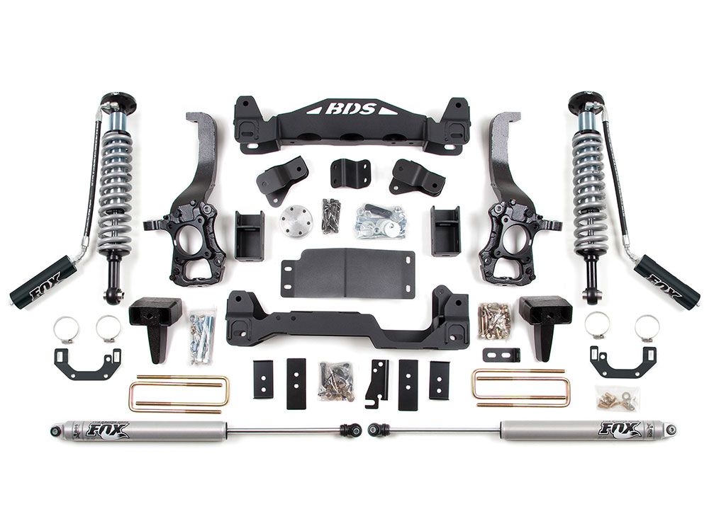 4" 2014 Ford F150 4WD Fox Coilover Lift Kit by BDS Suspension