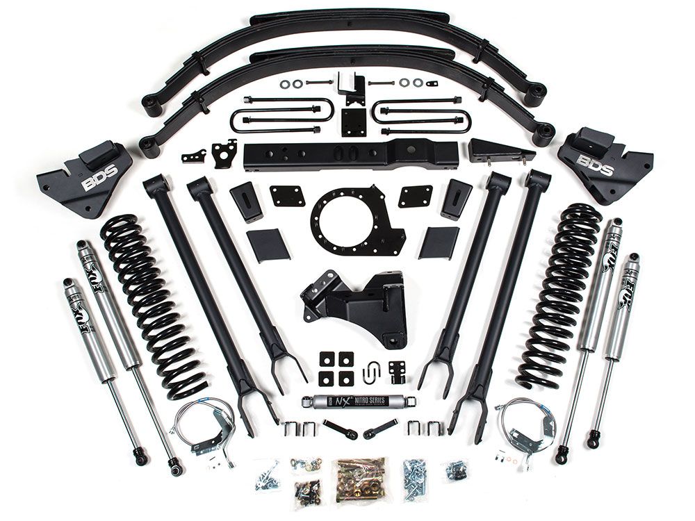 8" 2017-2019 Ford F250/F350 4WD (w/diesel engine) 4-Link Lift Kit by BDS Suspension