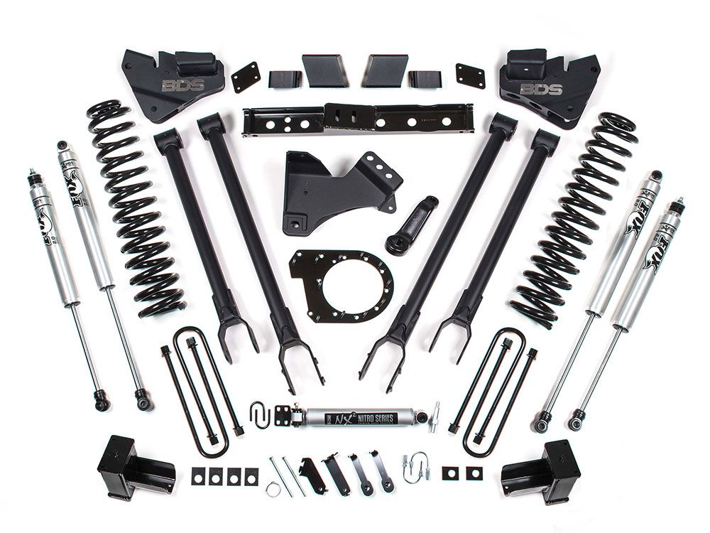 6" 2020-2021 Ford F350 Super Duty 4WD (Dually & Diesel models) 4-Link Lift Kit by BDS Suspension