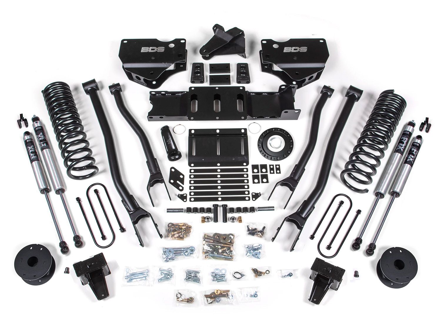 6" 2019-2024 Dodge Ram 3500 4wd (w/Diesel Engine & Factory Rear Air-Ride) 4-Link Lift Kit by BDS Suspension