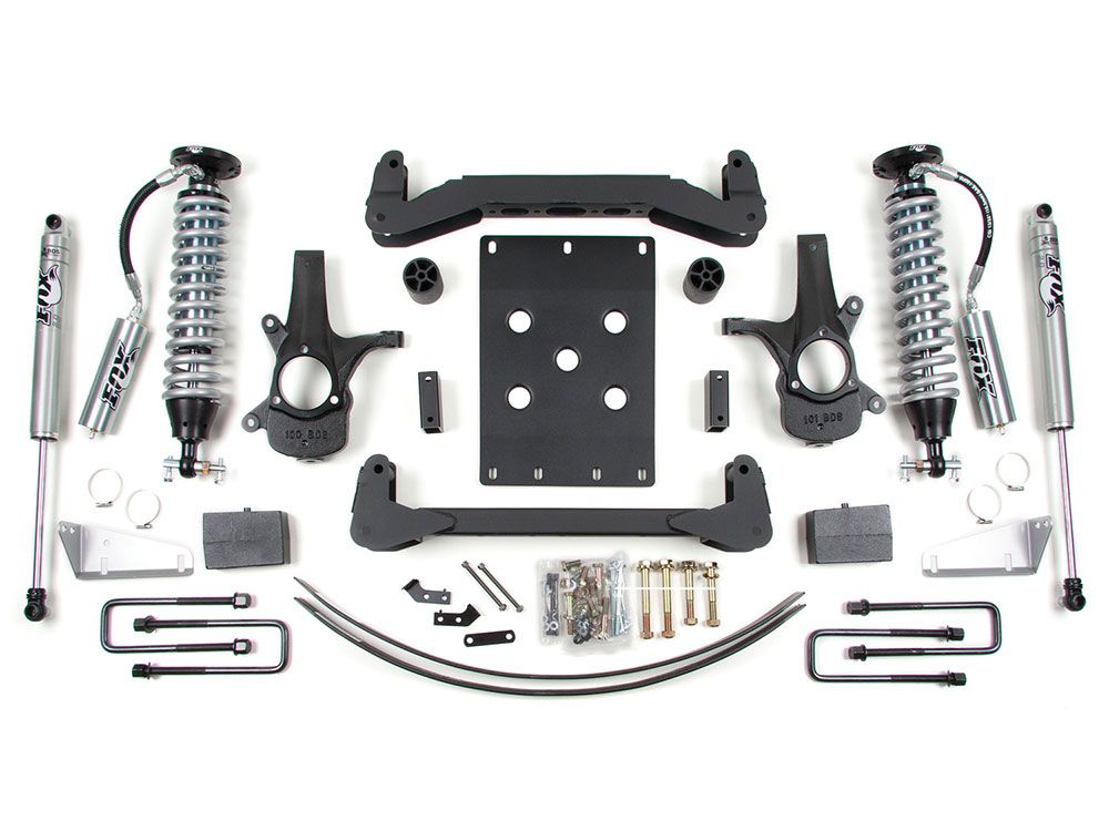 6" 2007-2013 GMC Sierra 1500 2WD Fox Coil Over Lift Kit by BDS Suspension