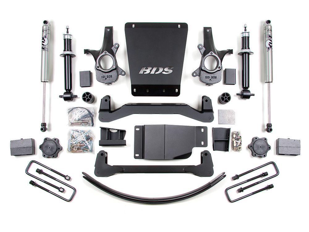 6" 2007-2013 GMC Sierra 1500 4WD High Clearance Lift Kit by BDS Suspension