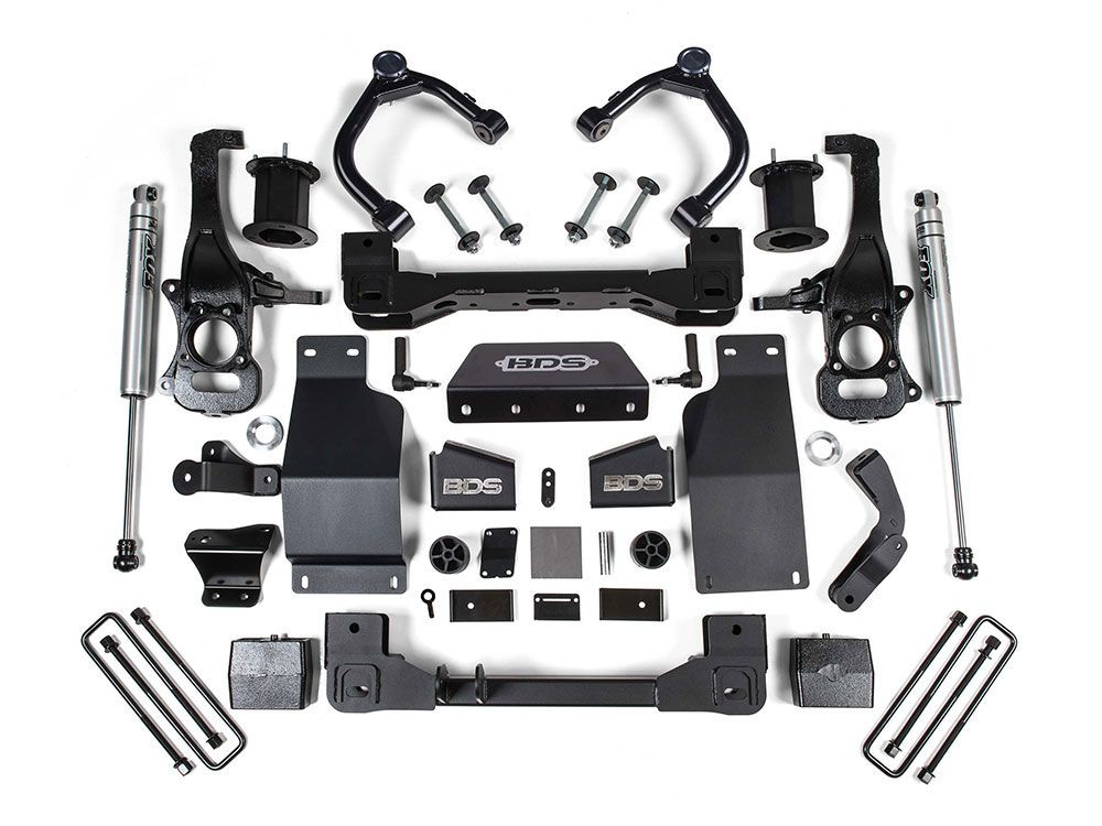 6" 2019-2024 GMC Sierra 1500 4WD (w/gas engine) Lift Kit by BDS Suspension