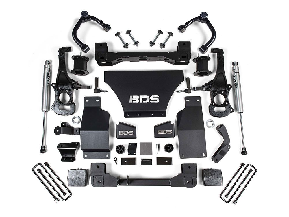 4" 2019-2024 Chevy Silverado 1500 Trail Boss 4WD (with gas engine) Lift Kit by BDS Suspension