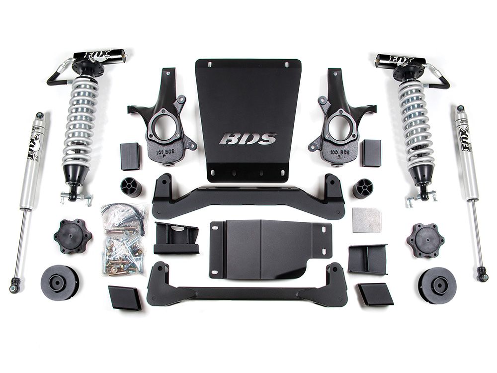 4" 2007-2014 Chevy Suburban 1500 4WD - Fox DSC CoilOver Lift Kit by BDS Suspension