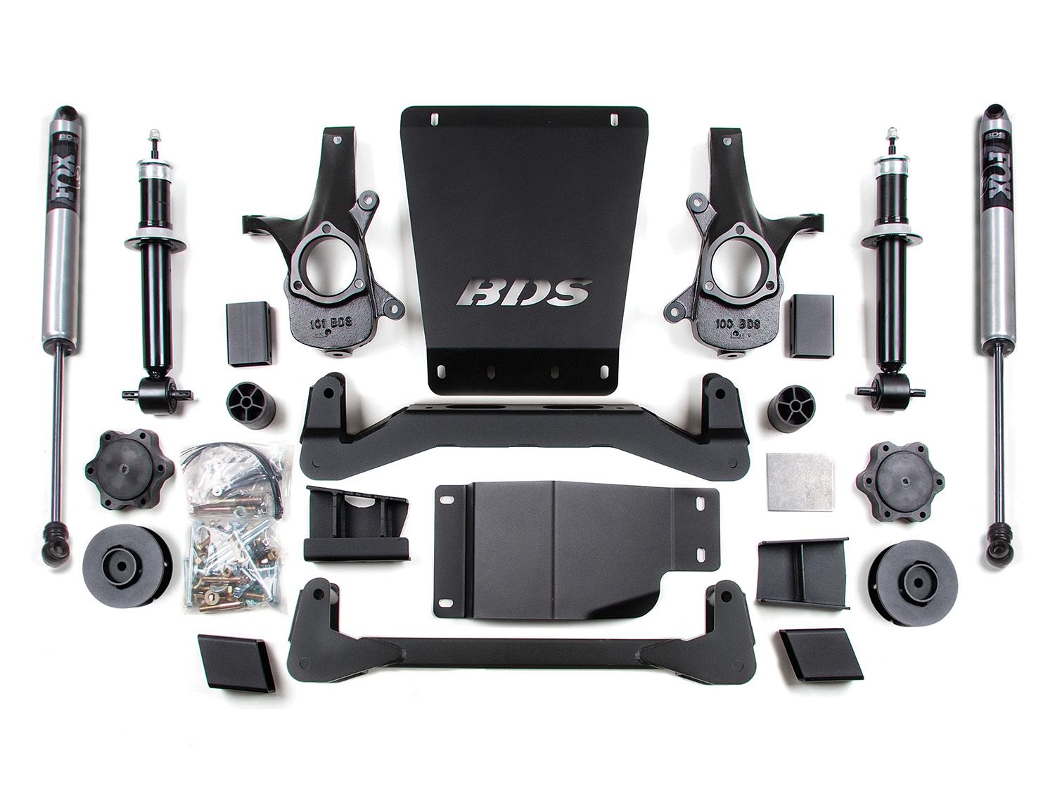 4" 2007-2013 Chevy Avalanche 1500 4WD Lift Kit by BDS Suspension