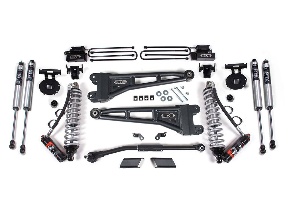 2.5" 2020-2022 Ford F450 4WD (w/diesel engine) Fox Performance Elite CoilOver Radius Arm Lift Kit by BDS Suspension
