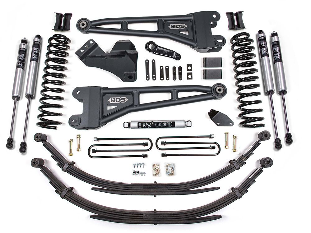 4" 2005-2007 Ford F250/F350 4WD Radius Arm Lift Kit by BDS Suspension
