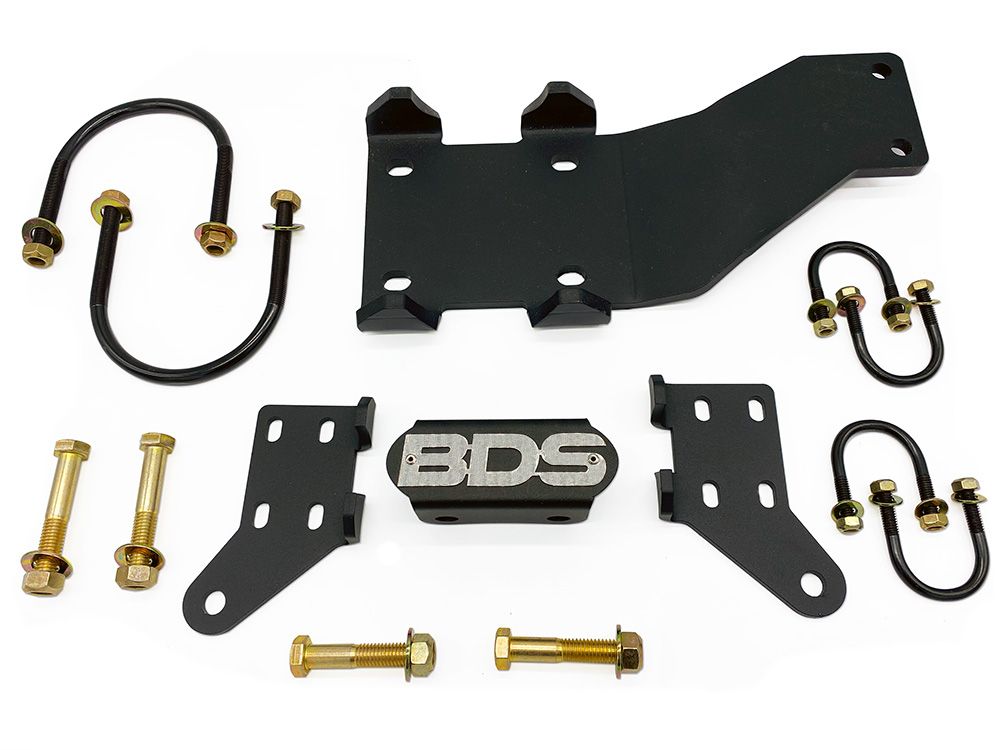 F250/F350 2005-2024 Ford 4WD - Dual (Inline) Steering Stabilizer Bracket by BDS Suspension