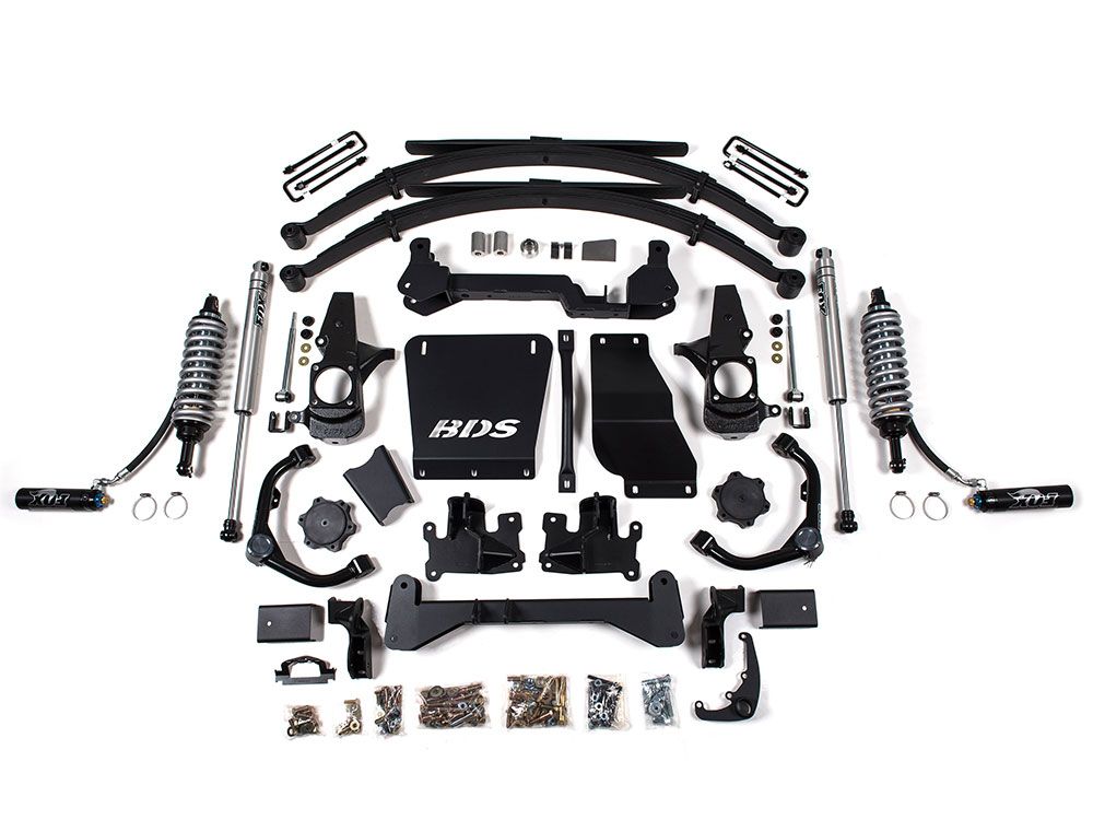 6.5" 2001-2010 Chevy Silverado 2500HD/3500 4WD - Fox Coil-Over Lift Kit by BDS Suspension
