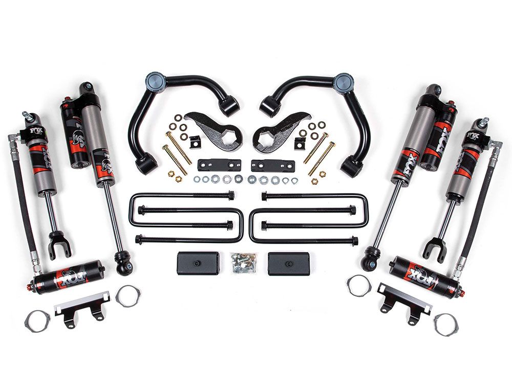 3" 2020-2024 GMC Sierra 2500HD/3500HD 2WD & 4WD Lift Kit w/Fox 2.5 Reservoir Shocks by BDS Suspension