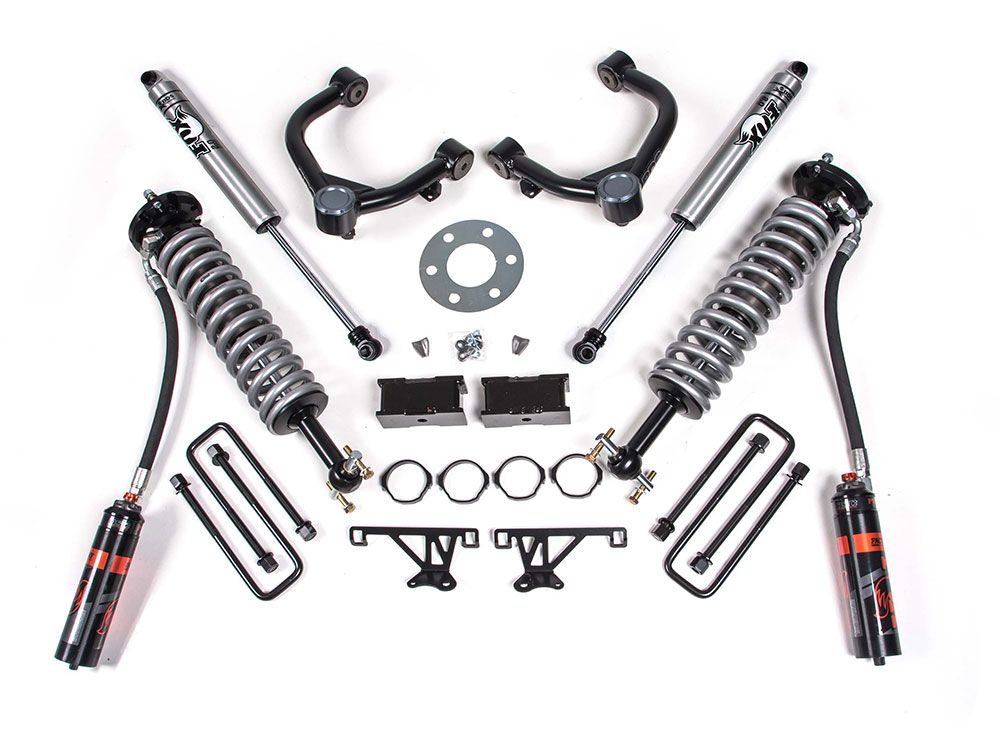 1.5" 2019-2024 Chevy Silverado 1500 Trail Boss 4WD Fox 2.5 Performance Elite Coilover Lift Kit by BDS Suspension