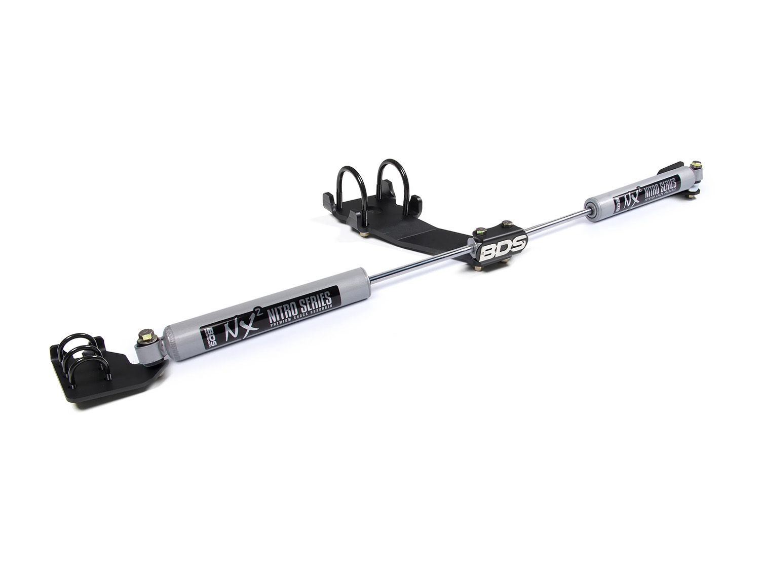 Ram 2500 2009-2013 Dodge 4WD (w/T-Style Steering) - BDS NX2 Dual Steering Stabilizer by BDS
