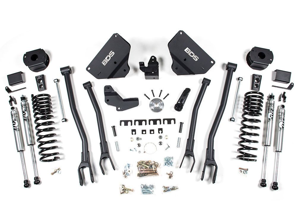 4" 2014-2018 Dodge Ram 2500 4wd (w/diesel engine & factory air ride) 4-Link Lift Kit by BDS Suspension