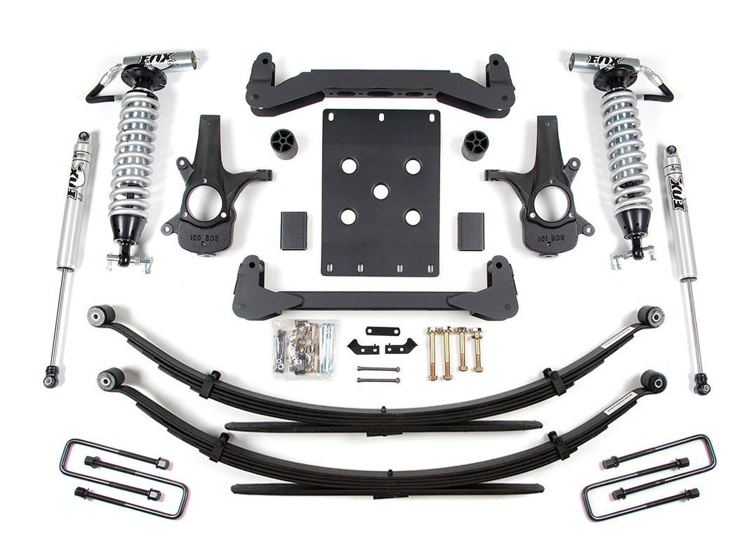 4" 2007-2013 GMC Sierra 1500 2WD Fox DSC CoilOver Lift Kit by BDS Suspension