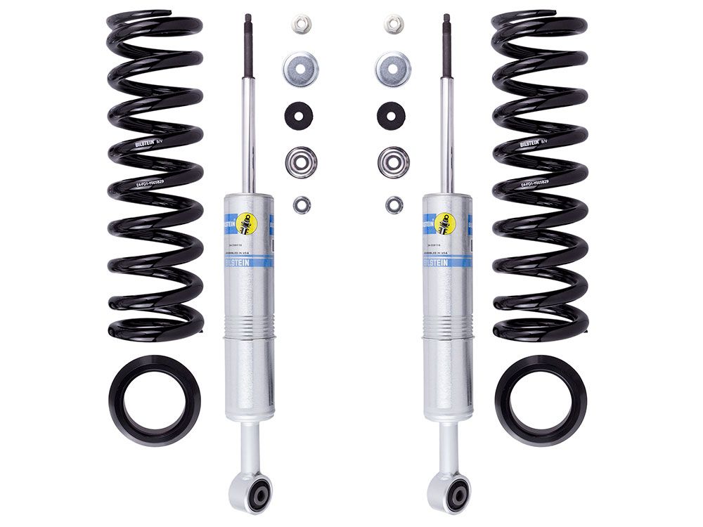 4Runner 2010-2024 Toyota 4wd & 2wd - Bilstein FRONT 6112 Series Coil-Over Kit (Adjustable Height 0"-2.5" Front Lift) (old sku)