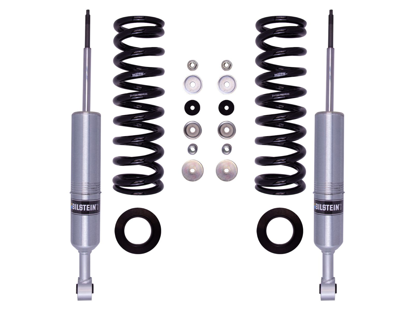 FJ Cruiser 2007-2009 Toyota 4wd - Bilstein Front 6112 Series Coil-Over Kit (Adjustable Height 2.1"-3.1" Front Lift, for additional 150-200 lbs of front weight)