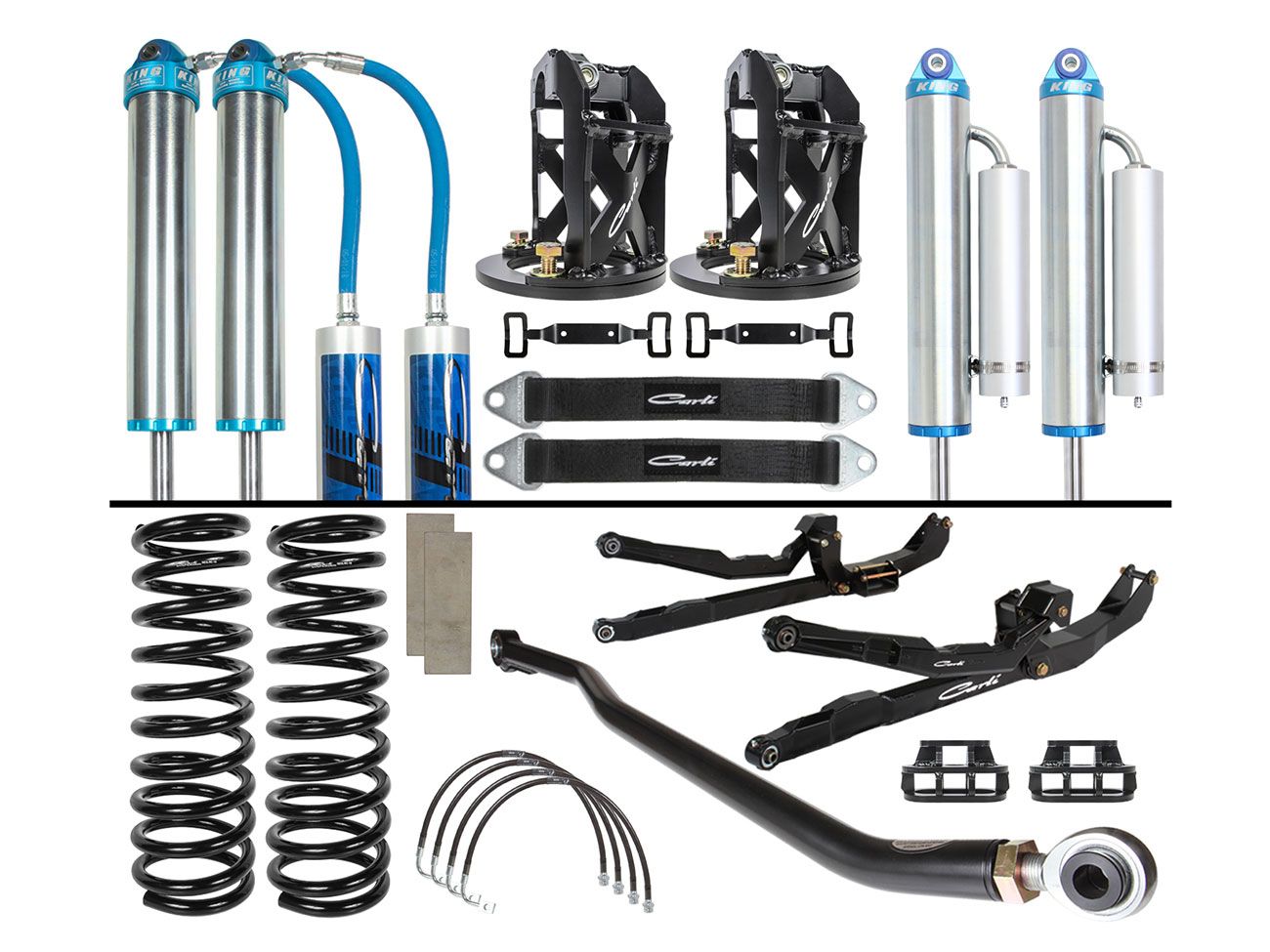 3" 2003-2009 Dodge Ram 2500 4wd (w/Diesel Engine & T-Style Steering) Dominator Long Arm Lift System by Carli Suspension