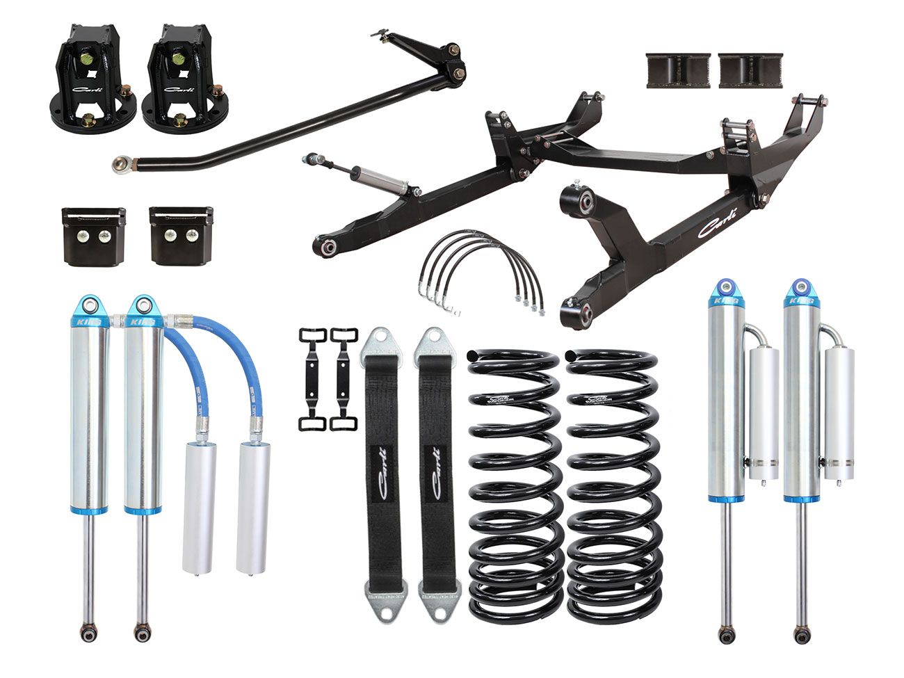 6" 2003-2009 Dodge Ram 2500 4wd (w/Diesel Engine & T-Style Steering) Dominator Lift System by Carli Suspension