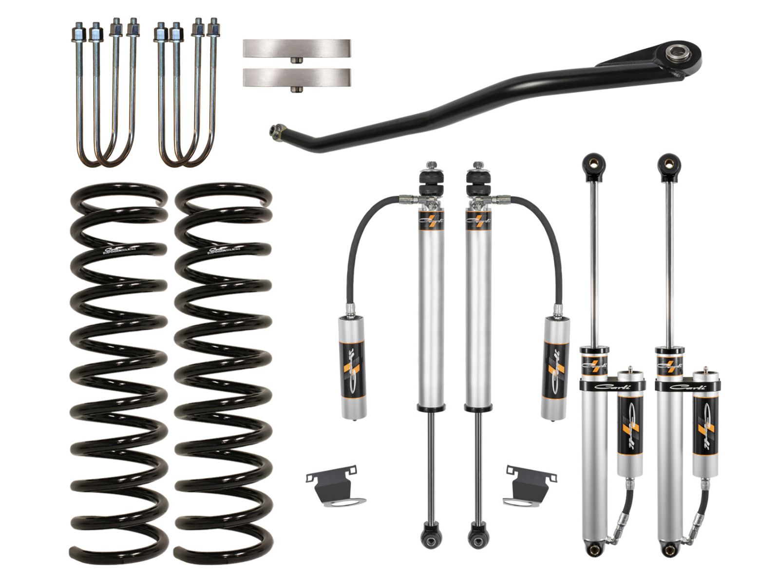 2.5" 2019-2024 Dodge Ram 3500 4wd (w/Diesel Engine) BackCountry Leveling System by Carli Suspension