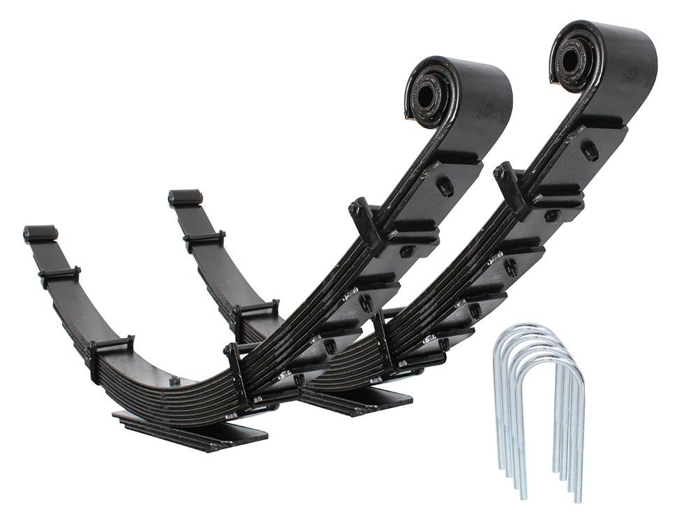 F250 / F350 2011-2016 Ford 4WD (Diesel Engines w/3.5" axle tube) 1" HD +1,000 lbs Full Progressive Rear Leaf Spring Kit by Carli Suspension