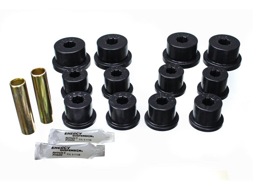 Samurai 1985-1995 Suzuki Front/Rear Spring and Shackle Bushing Kit by Energy Suspension
