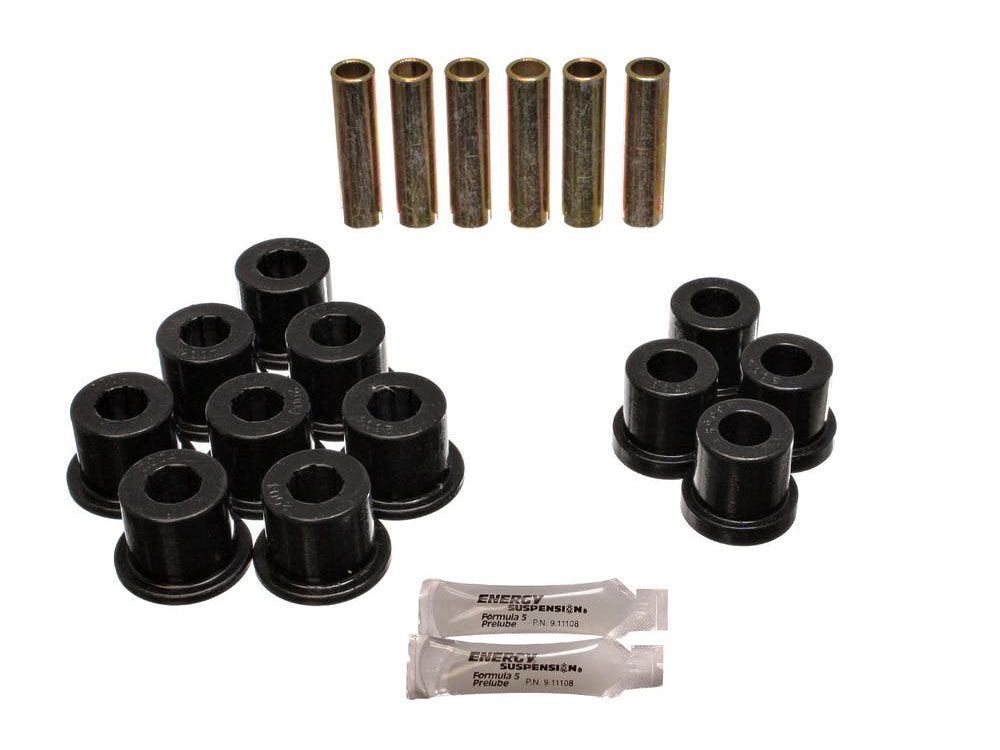 Pickup 1500/2500 1981-1986 Chevy 2WD Rear Spring and 1-3/8" OD / 1.5" Main Eye Shackle Bushing Kit by Energy Suspension