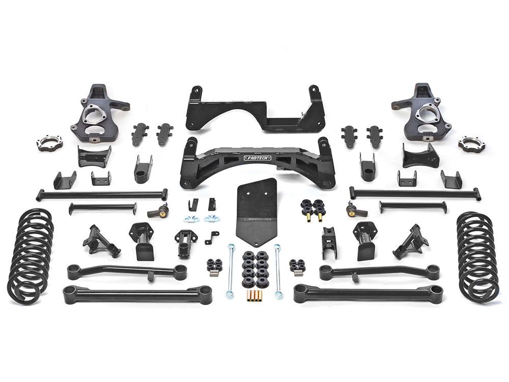 6" 2007-2014 Chevy Avalanche 1500 4WD w/ AutoRide Lift Kit by Fabtech